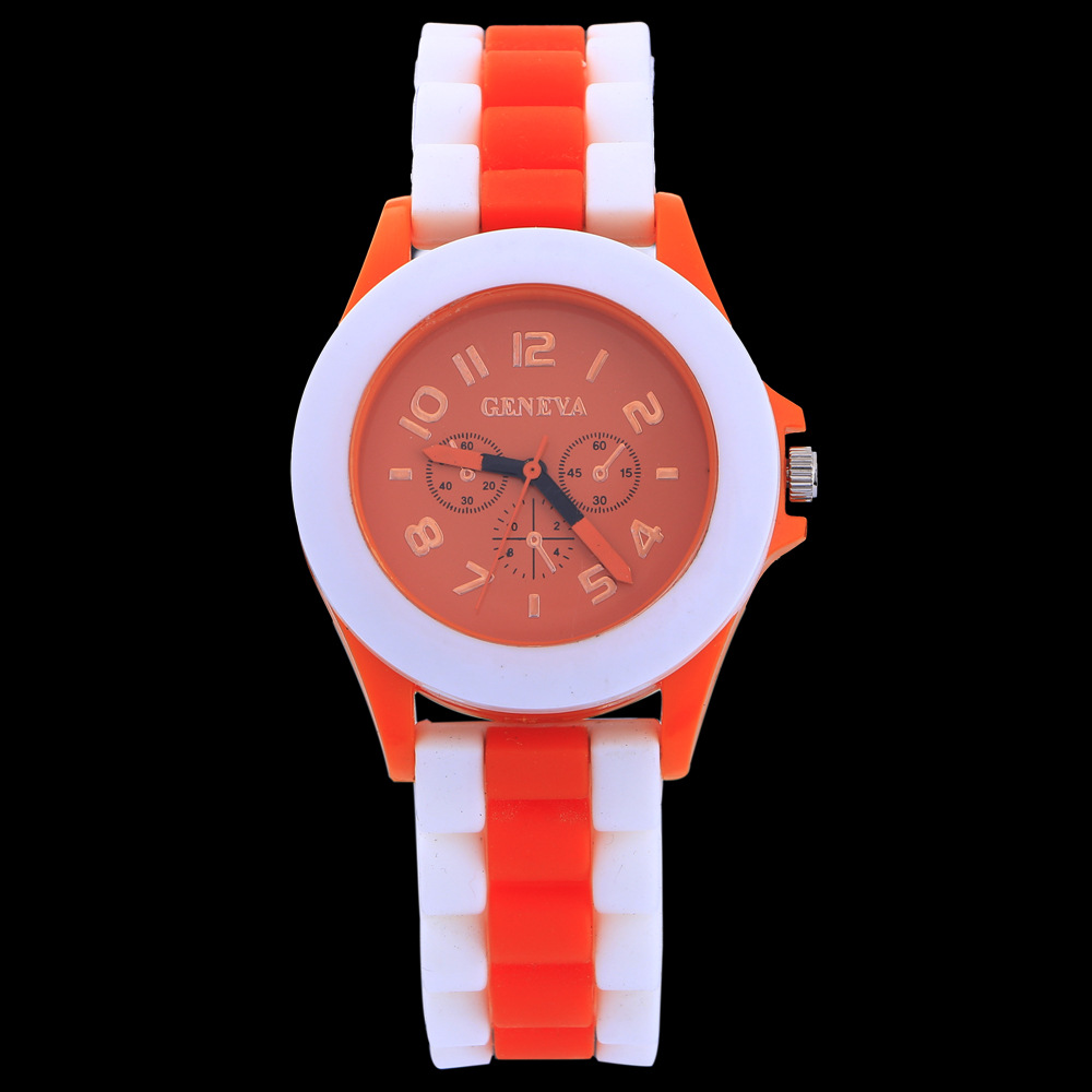 Ms Plastic Shell Two Colors Geneva Watch  Retro Watch Couple Watch