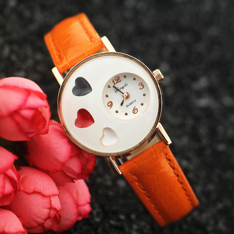 Fashion Beautiful Fashion Love Watch Couple Quartz Watch Gift Love Men And Women Belt Watch