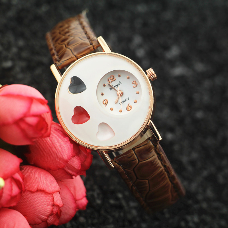 Fashion Beautiful Fashion Love Watch Couple Quartz Watch Gift Love Men And Women Belt Watch