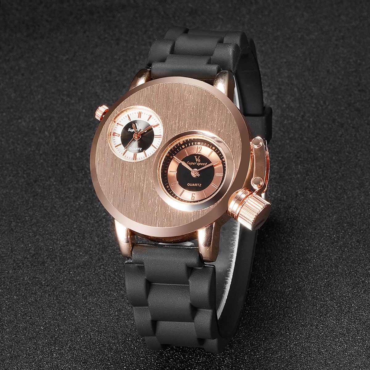 Student Watch Boys Fashion Silica Gel Watch  Men Movement Watch Waterproof Business Watch