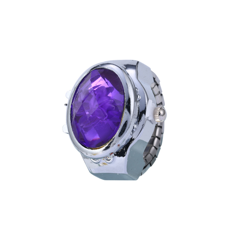 The New gem Watch Energy Digital watch Movement Ring Watch Ring Couple Digital watch