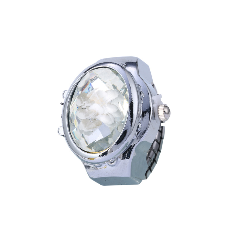The New gem Watch Energy Digital watch Movement Ring Watch Ring Couple Digital watch