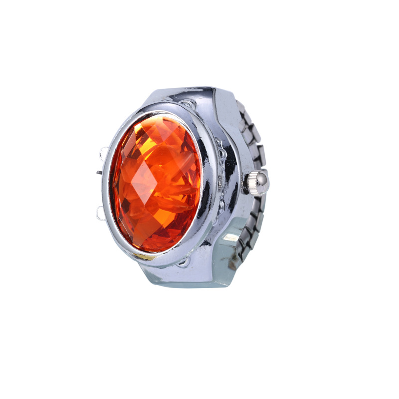 The New gem Watch Energy Digital watch Movement Ring Watch Ring Couple Digital watch