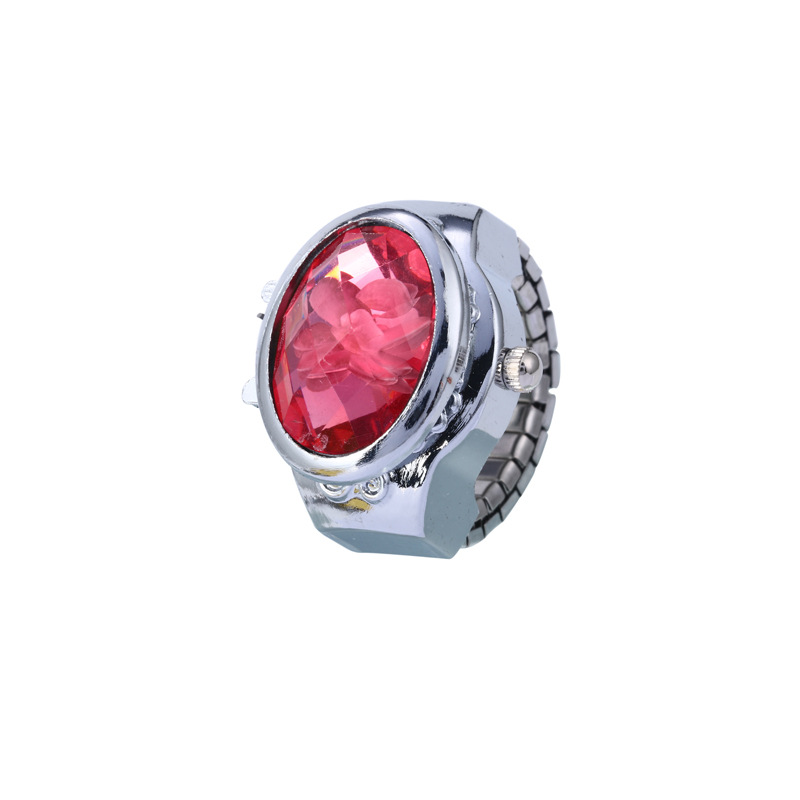 The New gem Watch Energy Digital watch Movement Ring Watch Ring Couple Digital watch