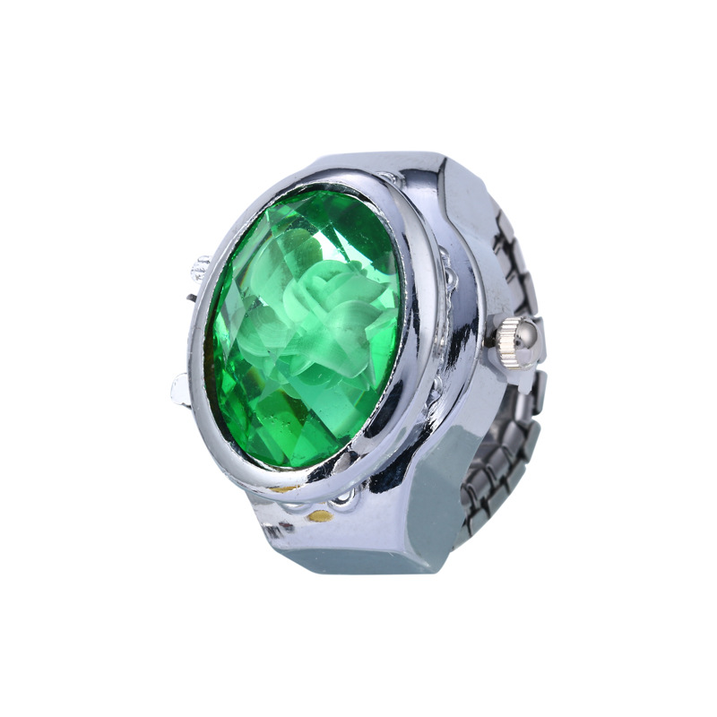 The New gem Watch Energy Digital watch Movement Ring Watch Ring Couple Digital watch