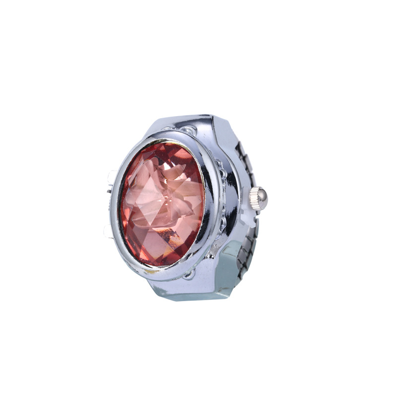 The New gem Watch Energy Digital watch Movement Ring Watch Ring Couple Digital watch