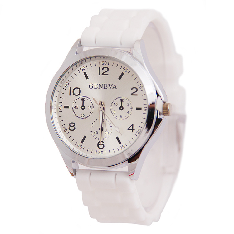 Retro Watch  Color TV Single Level Geneva Color Case Genuine Leather Western Style Fashion Couple