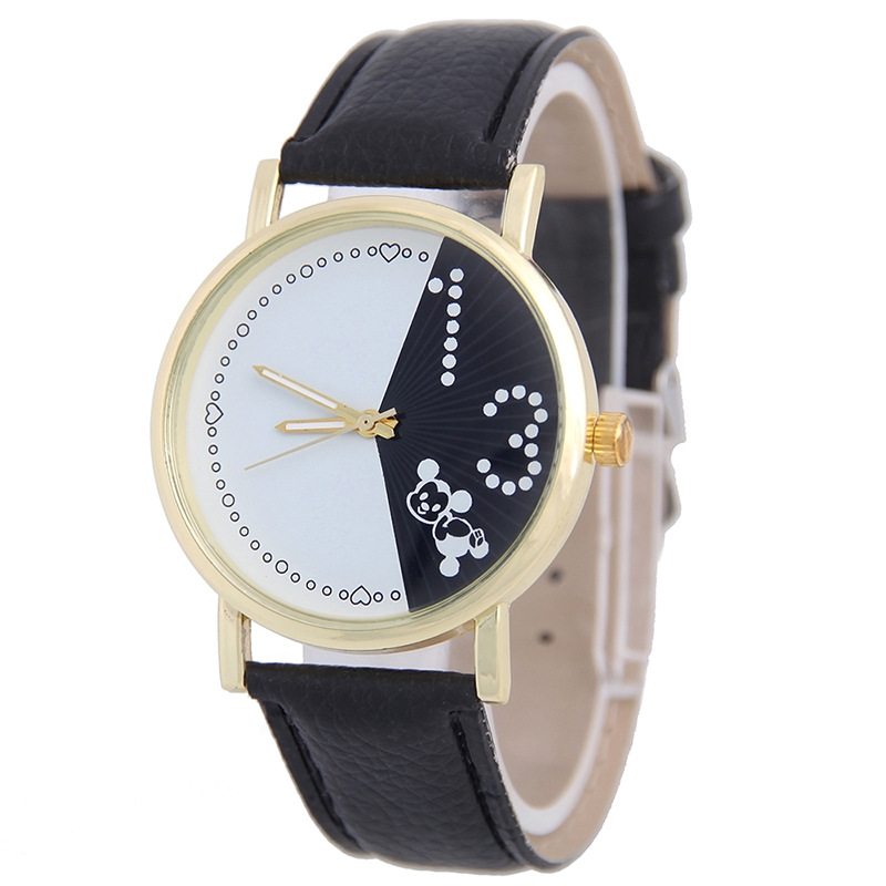 Mickey Mouse Animal Belt  Watch Leisure Fashion Trend Simple Student Watch