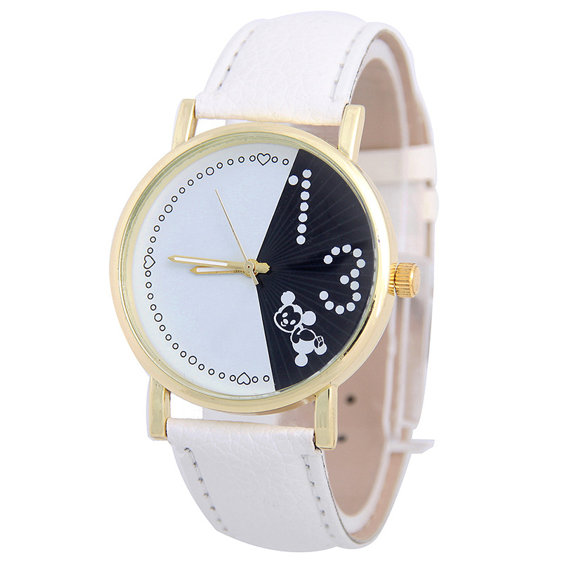 Mickey Mouse Animal Belt  Watch Leisure Fashion Trend Simple Student Watch