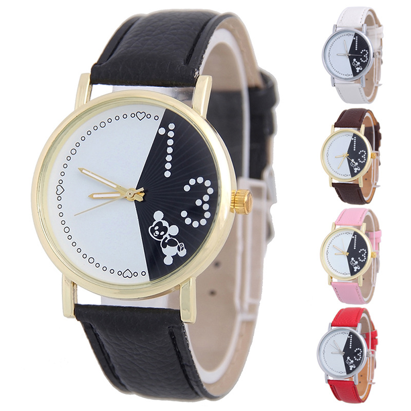 Mickey Mouse Animal Belt  Watch Leisure Fashion Trend Simple Student Watch