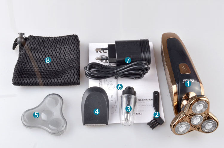 Multifunction Float Four Heads Washed Razor Electric Razor Electric Razor