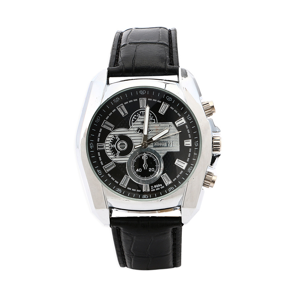 Classic Belt Couple Watch White Pointer Sports Car Fashion Watch