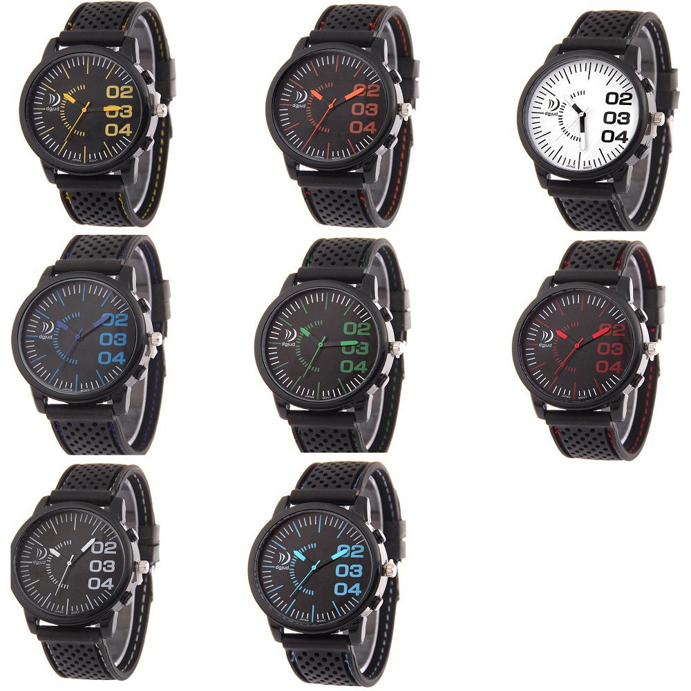 Sports Car Watch Route Racing Watch Silica Gel Watch  Fashion Leisure Watch