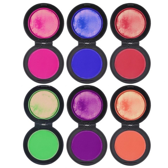 Oval box   One-time Dyeing powder   Western style 6 color equipment fashion Hair coloring Powder