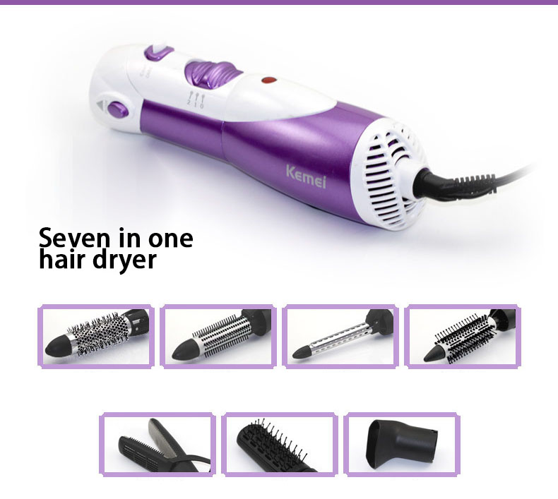 Hair Dryer Curls Modeling Seven In One Multifunction Straight Hair Curls Home Hairy