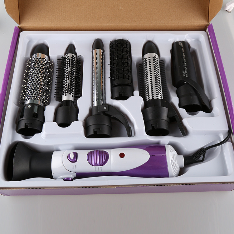 Hair Dryer Curls Modeling Seven In One Multifunction Straight Hair Curls Home Hairy