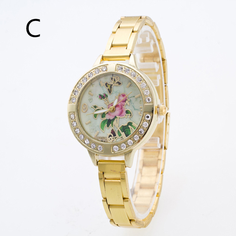 The New Diamond Bracelet Bracelet Watch Fine Steel Belt Female Jewelry Fashion Watch