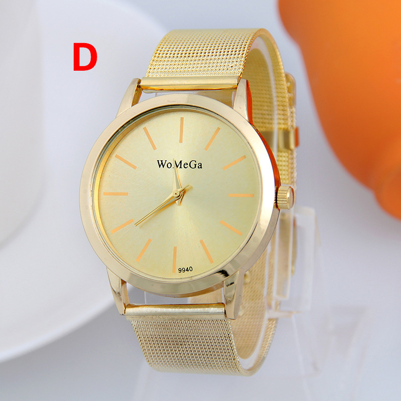 Sell Like Hot Cakes Fashion Animal Avatar Gold Mesh Belt Watch Ffashion Leisure Watch