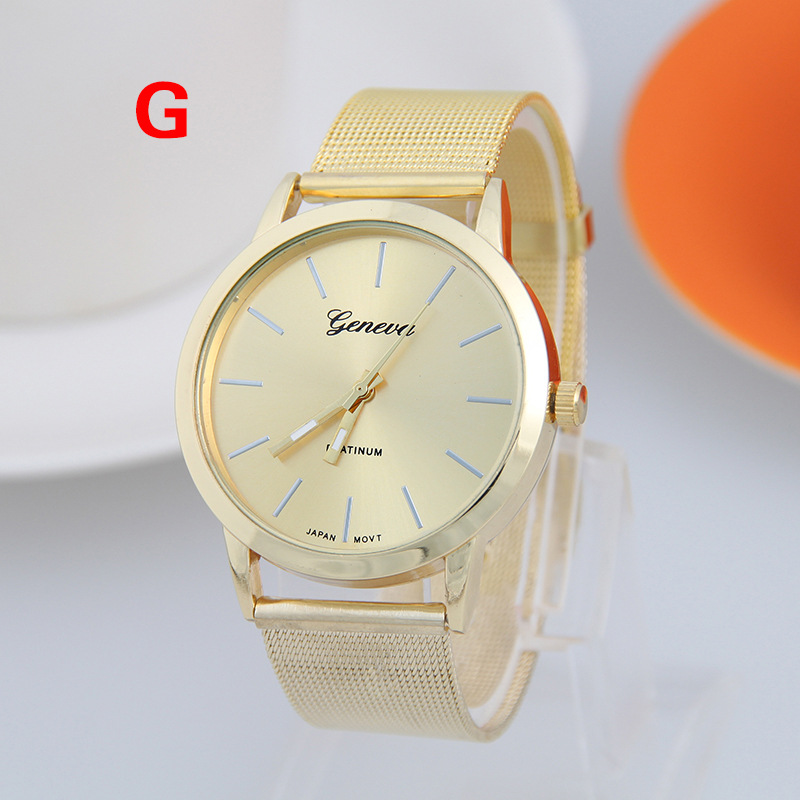 Sell Like Hot Cakes Fashion Animal Avatar Gold Mesh Belt Watch Ffashion Leisure Watch