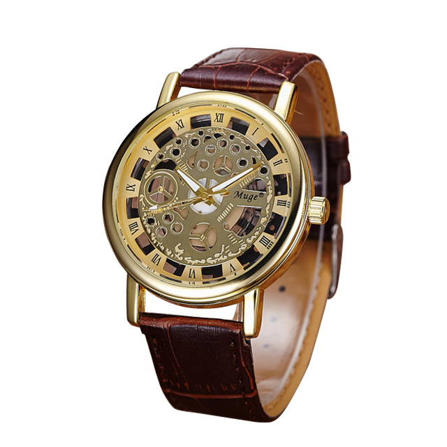 Hollow  Non-mechanical Watch High end fashion Business Couple Watch