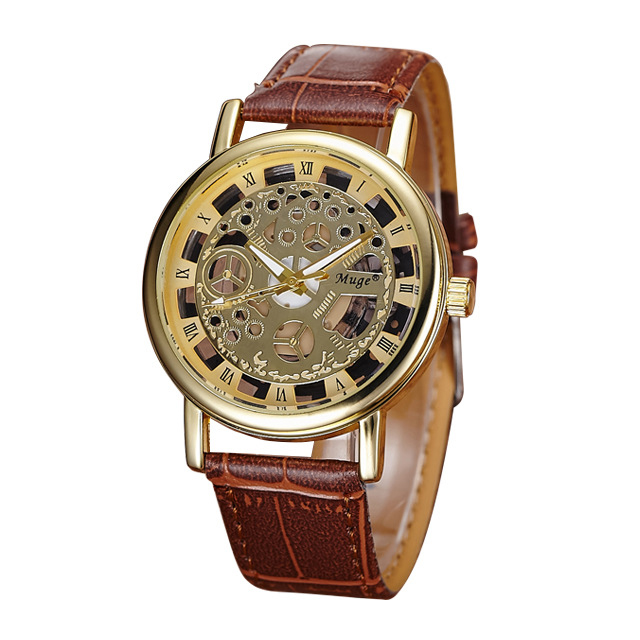 Hollow  Non-mechanical Watch High end fashion Business Couple Watch