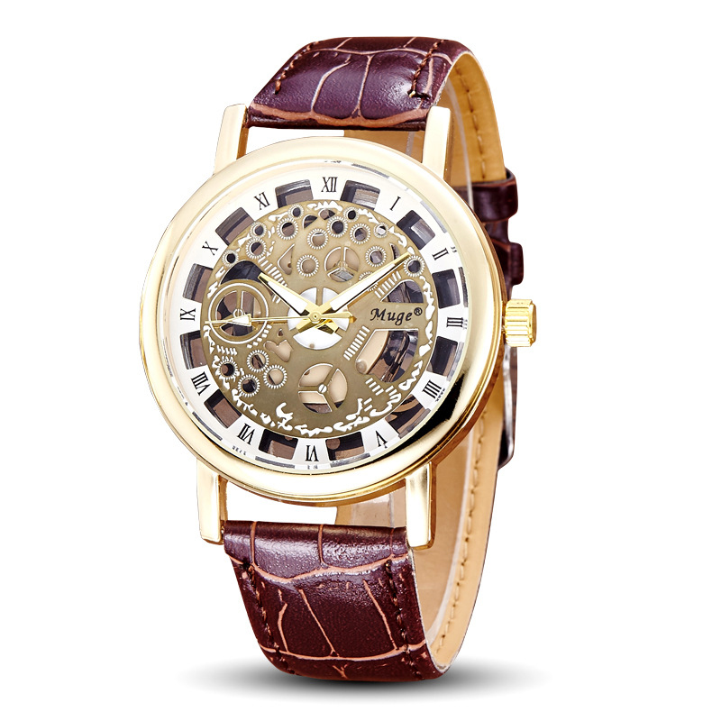 Hollow  Non-mechanical Watch High end fashion Business Couple Watch