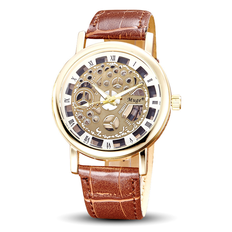 Hollow  Non-mechanical Watch High end fashion Business Couple Watch
