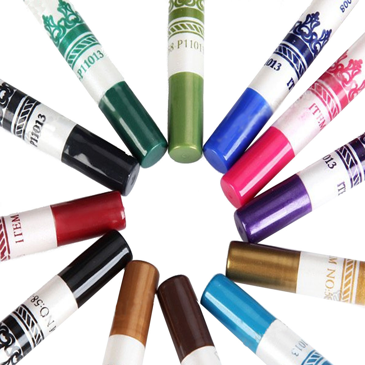 Ms 12 Colors Eyeliner Pencil Lasting Waterproof Do Not Fade Fashion Eye Shadow Pen
