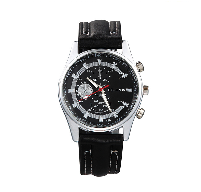 The New Three Eye Watch With A watch Men Fashion Trend Business Watch
