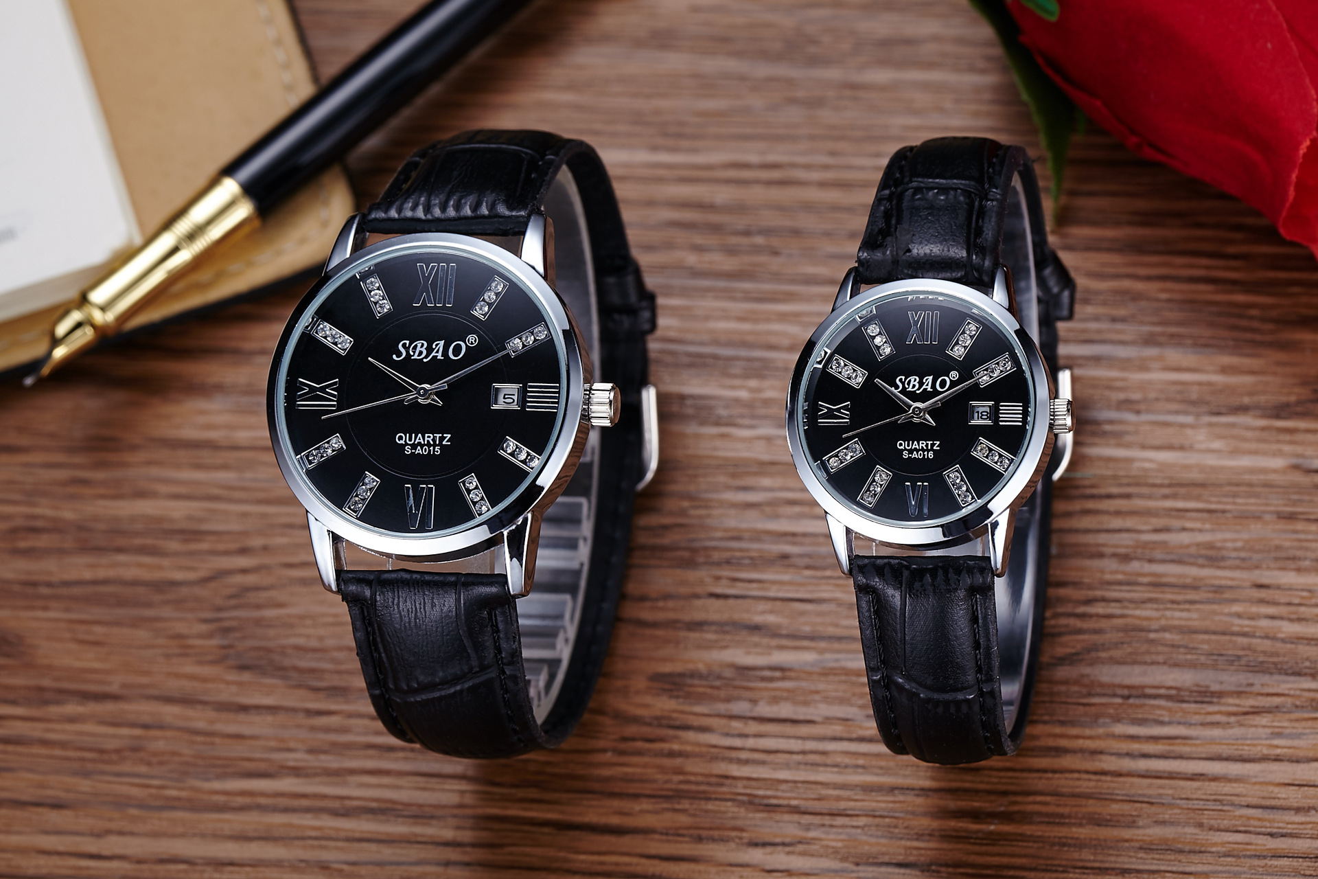 Couple On the table Belt Men Upscale Business Watch Ms fashion trend waterproof quartz Watch