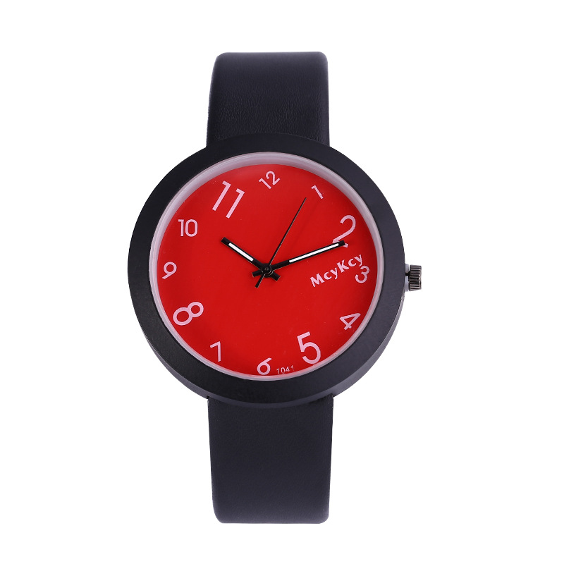 Jelly disc Small size Case 12 numbers Scale dial   trend Watch Belt Watch female
