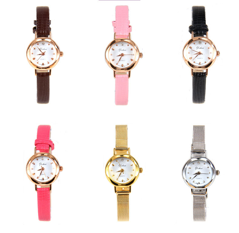 Ms Watch Three-dimensional Female Watch Belt Small Size Exquisite Bracelet Watch