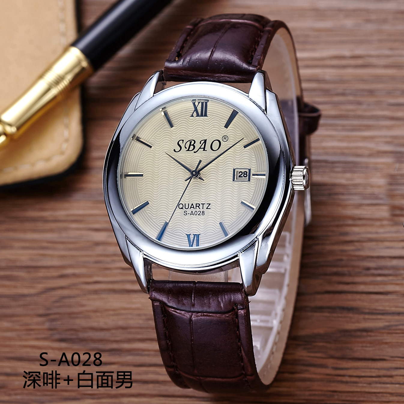 Couple Watch Belt Men Watch student Waterproof True belt Movement Business Quartz Watches