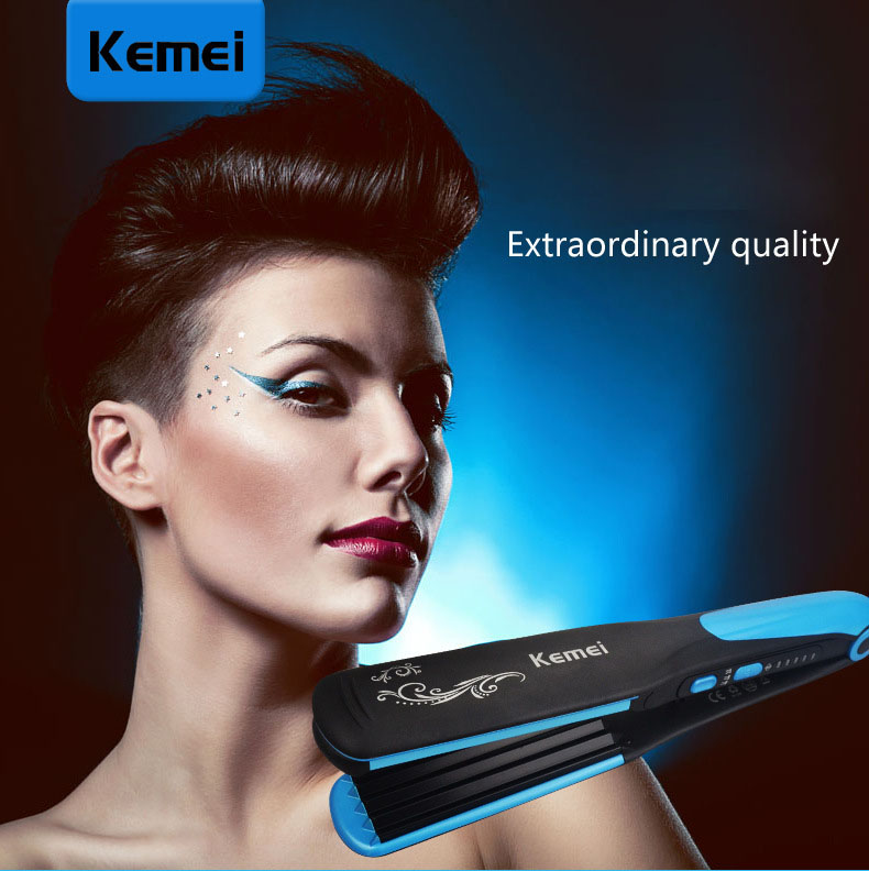 Straight roll Dual use Curly sticks 2 in 1 Negative ions Corn clip Hairdressing tool