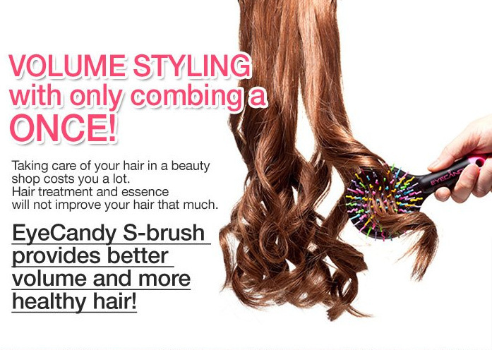 Rainbow Comb Hairdressing Airbag Massage Comb Anti-static Shun Hair Comb Magic Comb