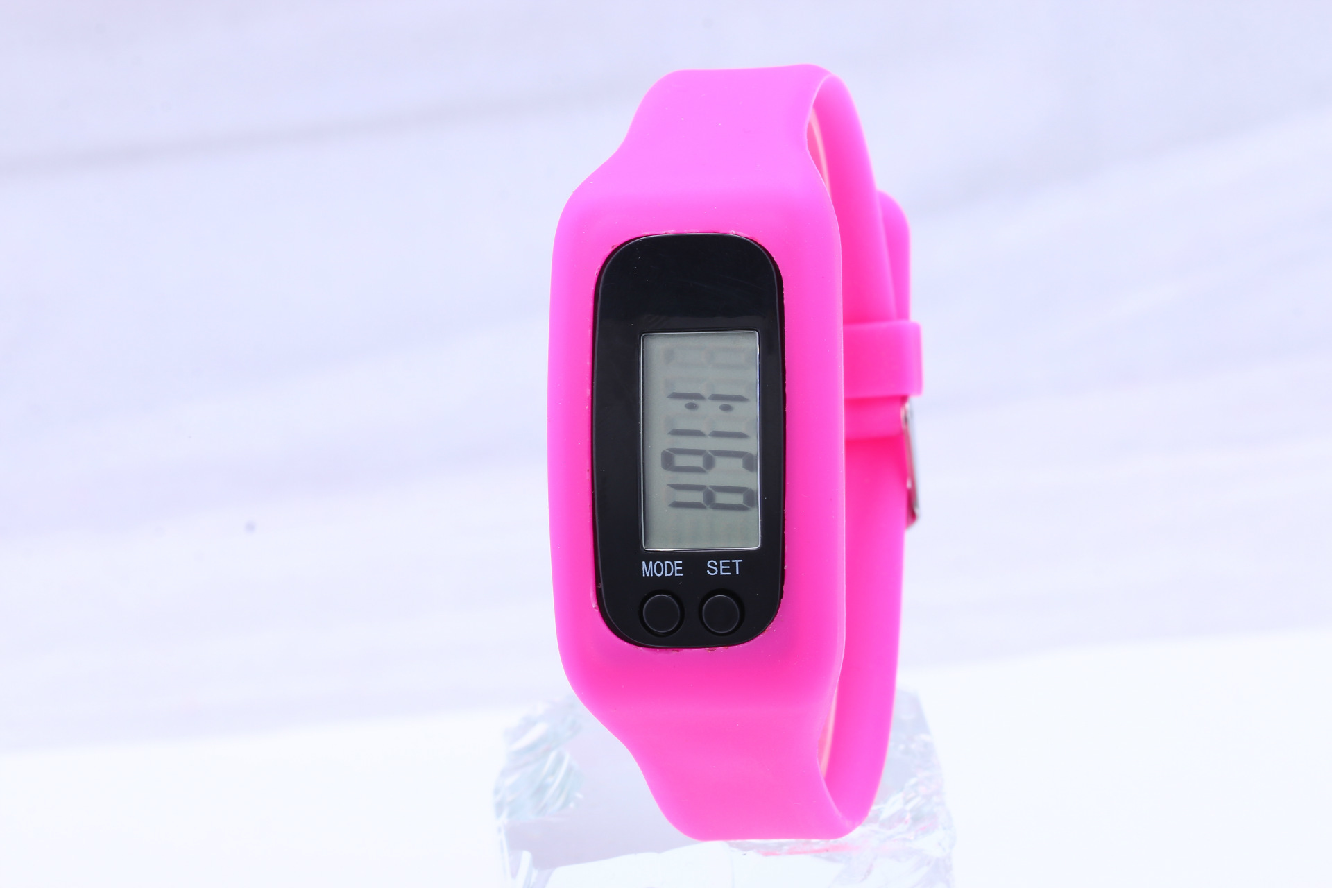 Led Multifunction fashion movement Pedometer Hand ring table Silica gel gift Watch