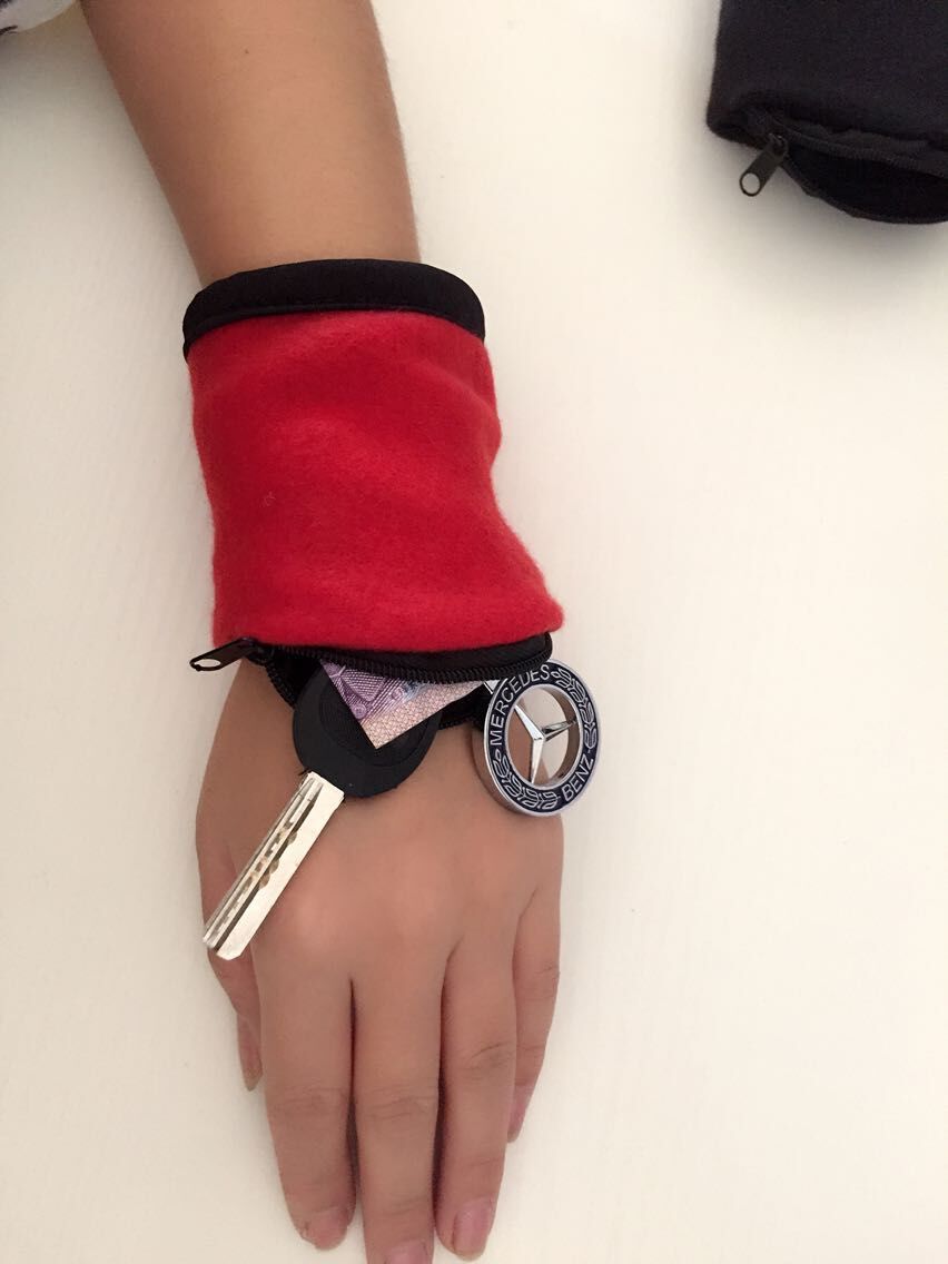 Wrist Wallets Triple Wrist Key Bag Multifunction Key Packs Movement Coin Purse Key Bag