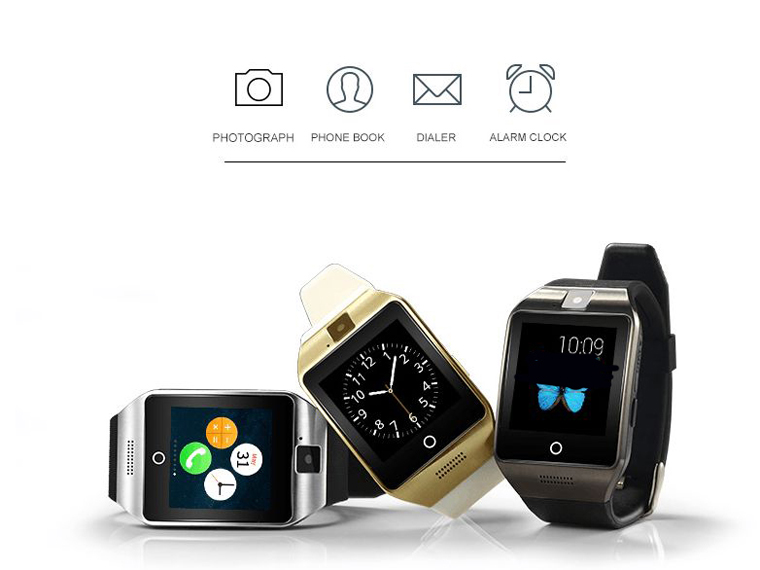 Bluetooth intelligent Watch NFC Support SIM card Memory card With camera