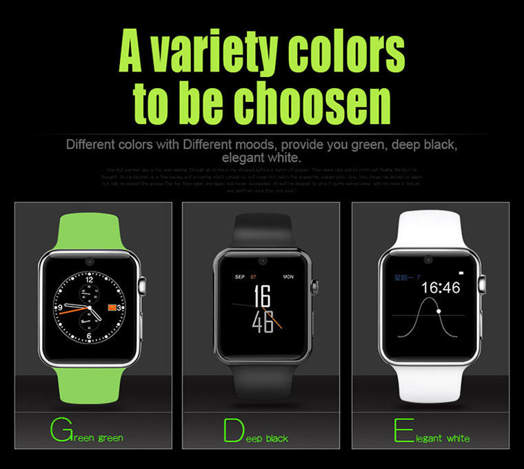 Intelligent Bluetooth Watch intelligent Wear wristband fashion trend Step Heart rate Watch