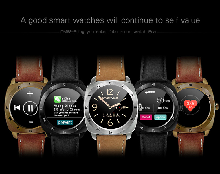 High end waterproof Touch screen Heart rate monitor Bluetooth movement Step intelligent wristband