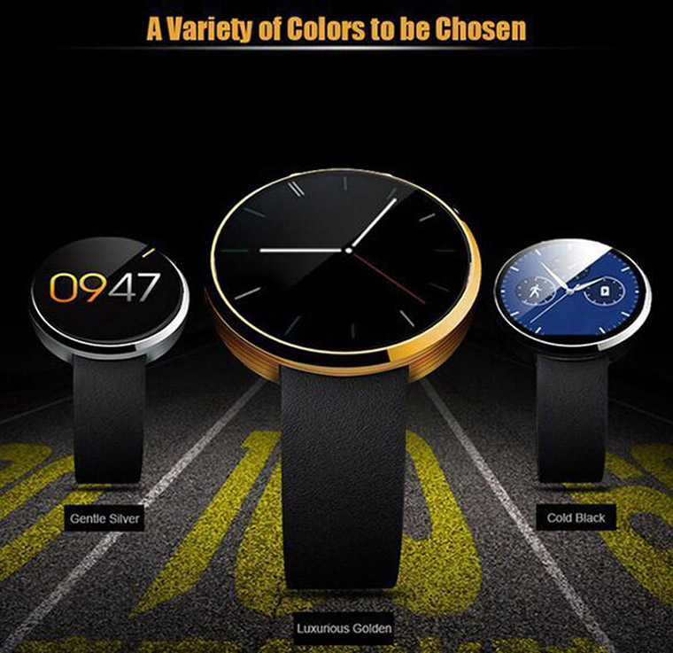 Bluetooth Intelligent Watch Heart Rate Full Circle Screen Waterproof Outdoor Step Wristband