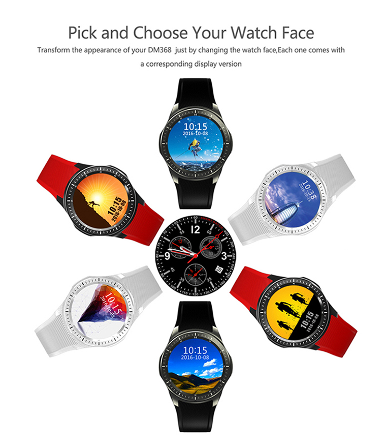 Intelligent Watch Full Circle Screen Andrews IOS General   WIFI GPS 4G Call Heart Rate Monitoring