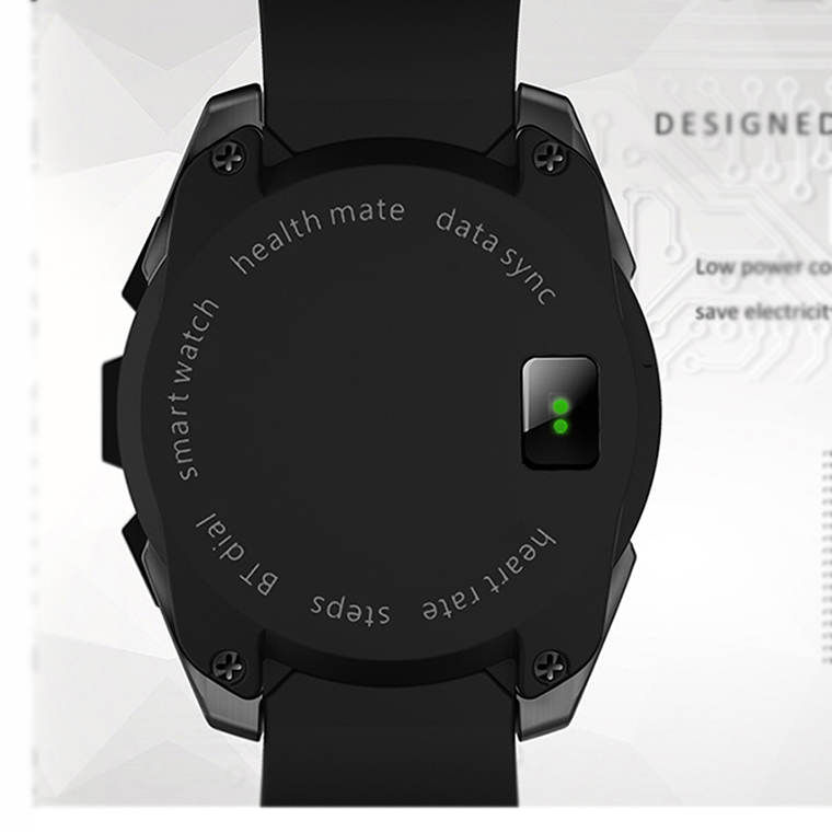 Compatible IOS Android Ultra-thin Screen Step Heart Rate Sleep Monitor Bluetooth Intelligent Watch