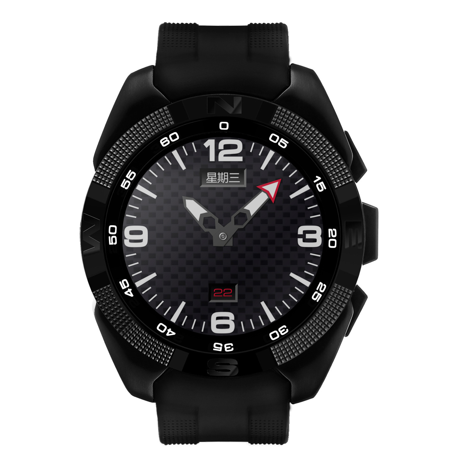Compatible IOS Android Ultra-thin Screen Step Heart Rate Sleep Monitor Bluetooth Intelligent Watch
