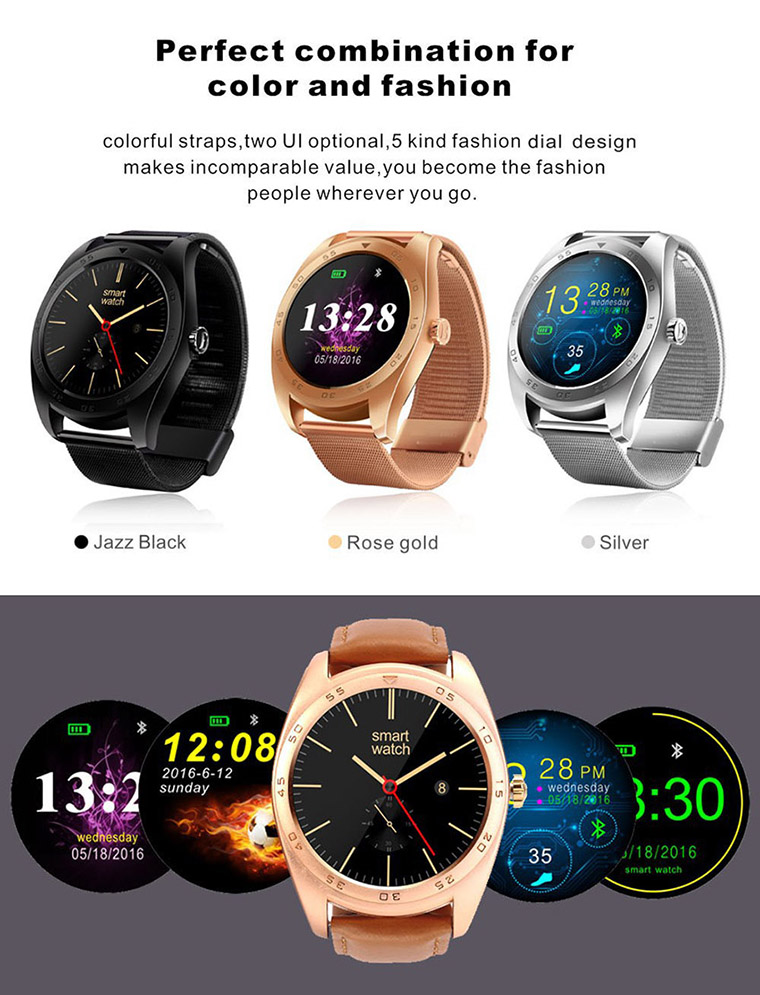 Intelligent Bluetooth Watch Heart rate Step Sleep monitor TF call intelligent Watch