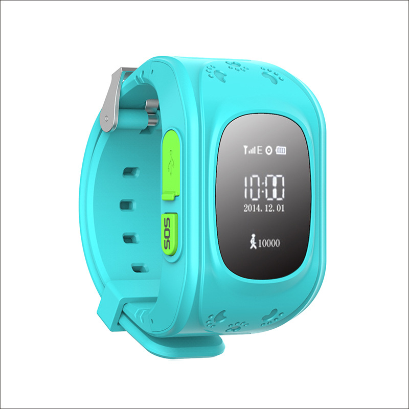 Child intelligent Watch  GPS Multiple Positioning Two-way call One key for help wristband