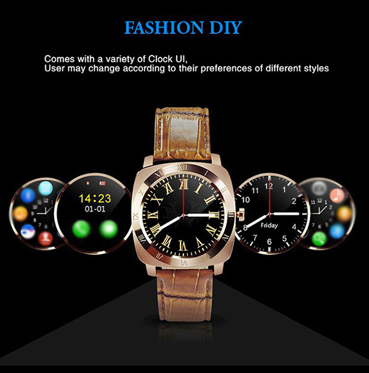 Full Circle Screen Intelligent Watch Bluetooth Call Take Pictures Call Card Touch Screen Watch