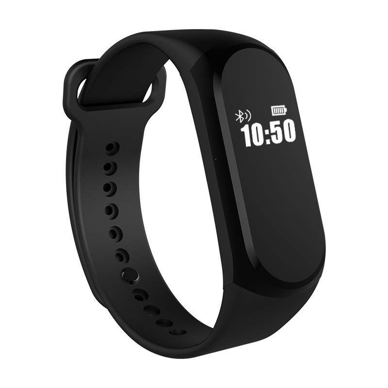Bluetooth Intelligent Waterproof Wristband Stand By Heart Rate Step Movement