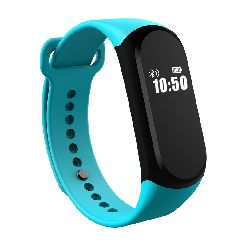 Bluetooth Intelligent Waterproof Wristband Stand By Heart Rate Step Movement
