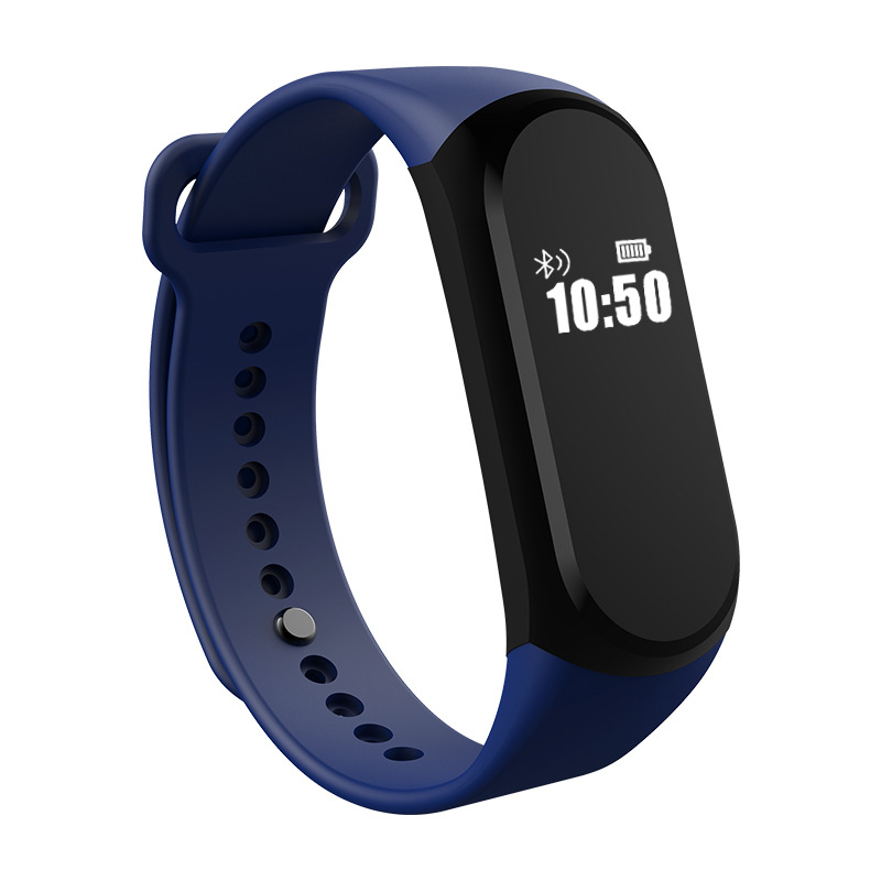 Bluetooth Intelligent Waterproof Wristband Stand By Heart Rate Step Movement